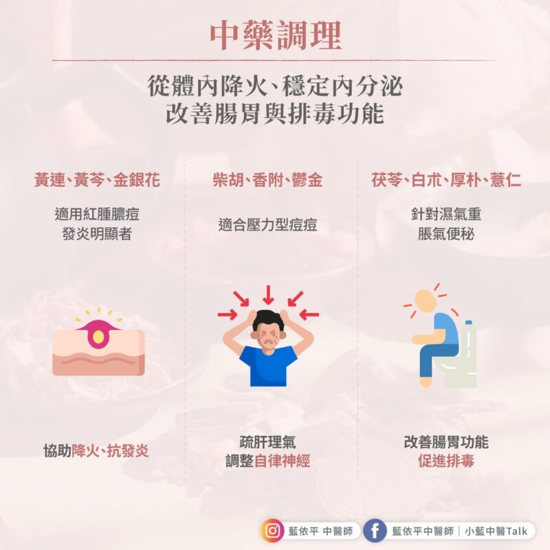 中醫調理 痘痘